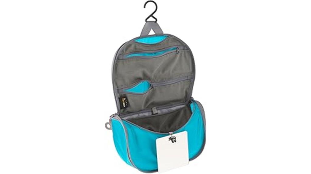 compact travel toiletry organizer