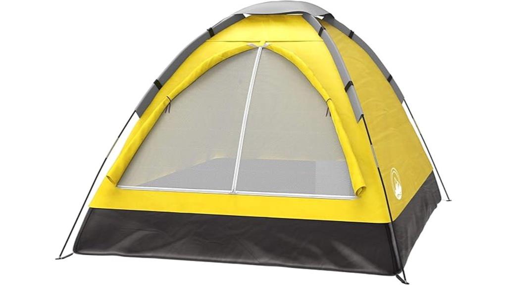 compact two person camping tent