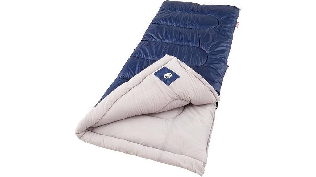 cool weather sleeping bag included