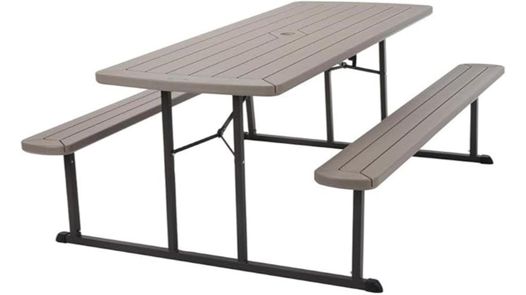 cosco picnic table folding