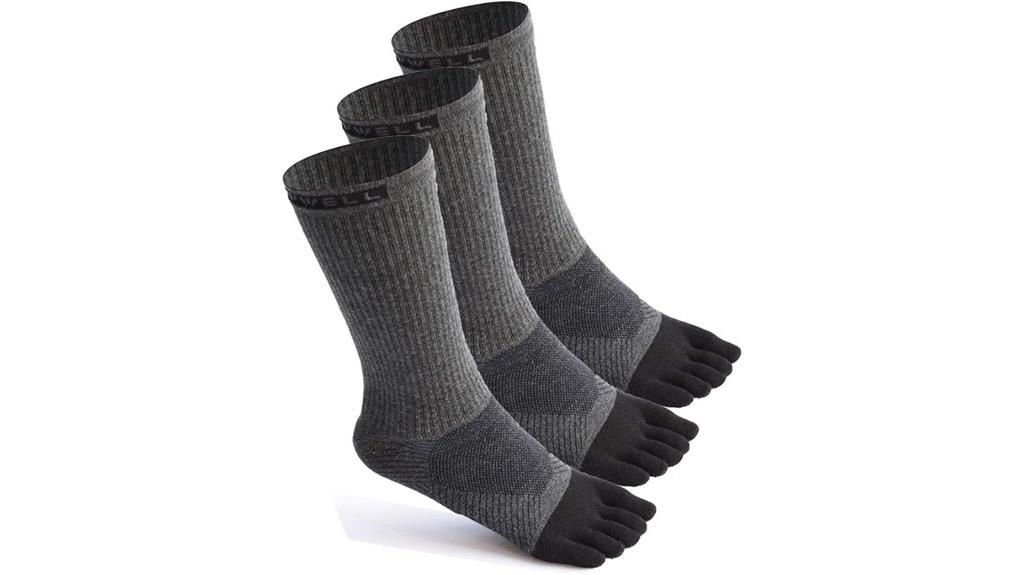 cotton five finger socks