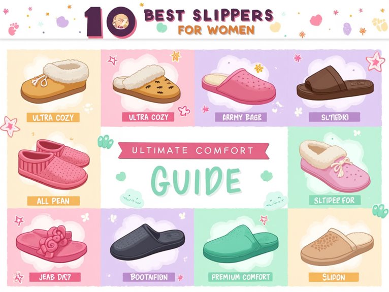 cozy and supportive slippers