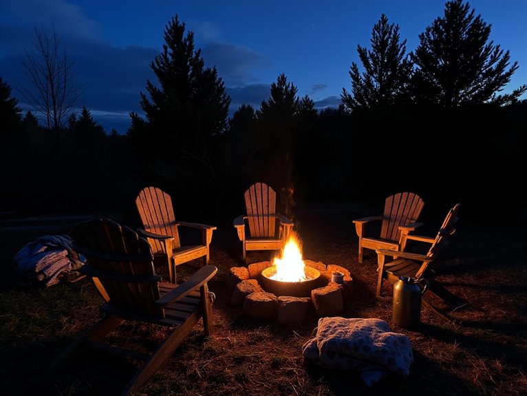 cozy outdoor propane fire pits