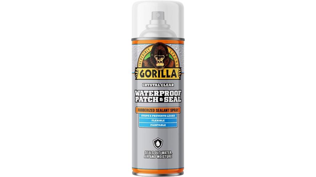 crystal clear waterproof sealant
