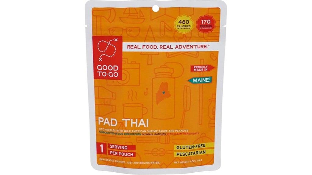 dehydrated camping meal option