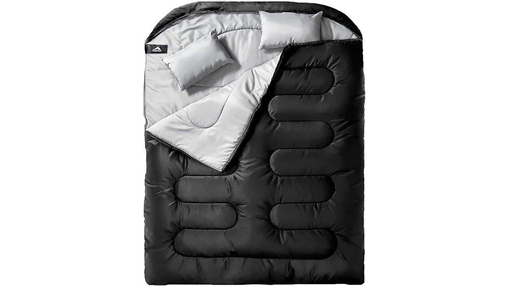 double sleeping bag duo