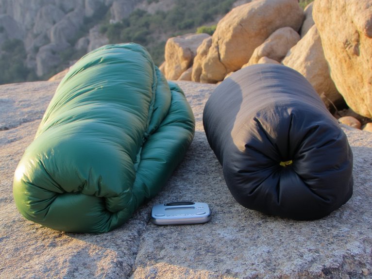 down bags outperform synthetics