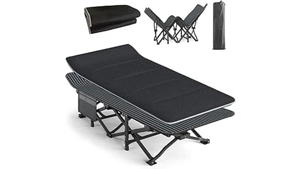 durable adult camping cot