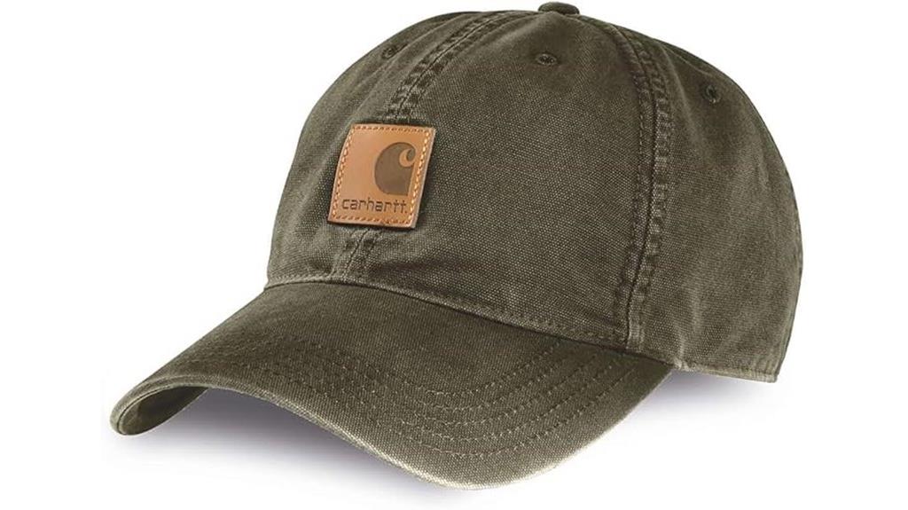 durable cotton canvas cap