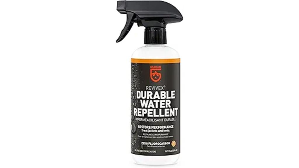durable water repellent spray