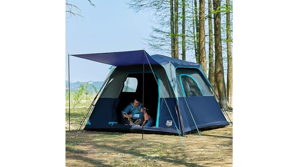 easy setup blackout tent