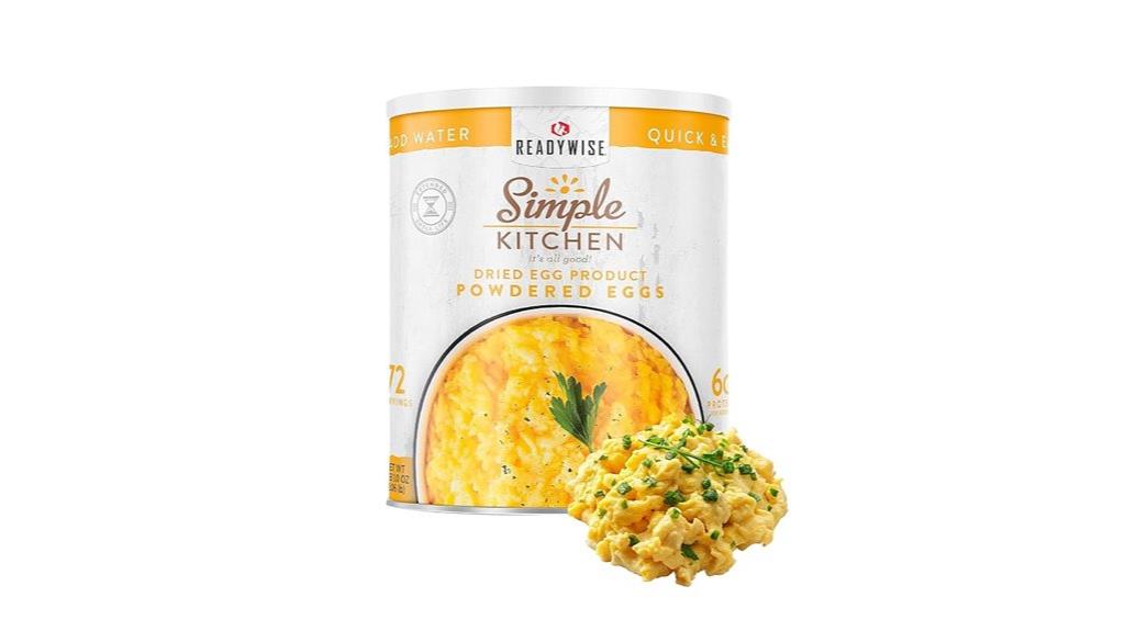 emergency food supply eggs