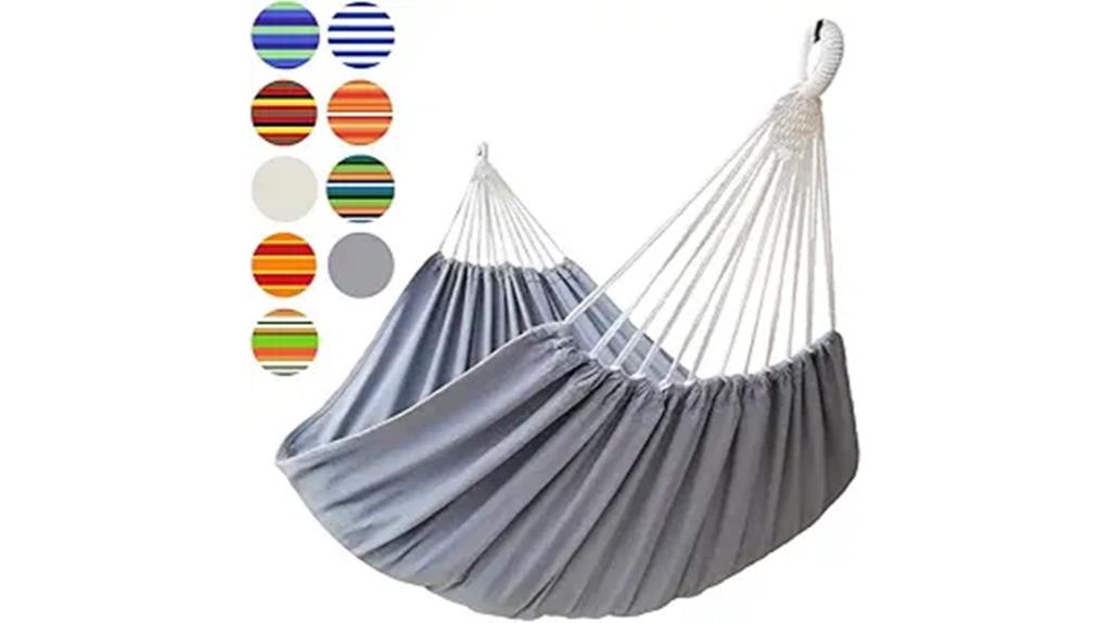 extra large cotton hammock