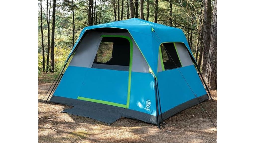 family blackout camping tent