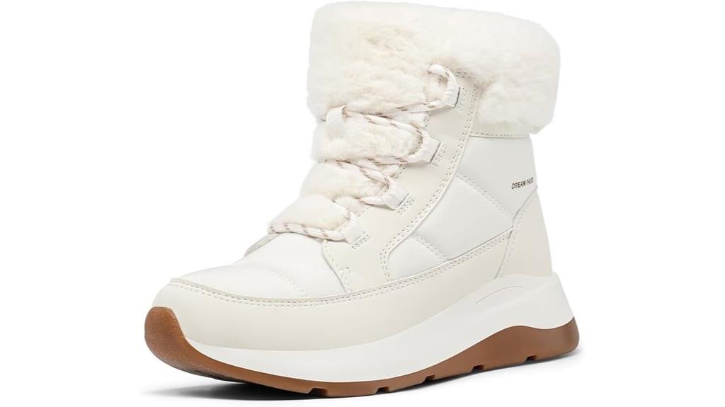 faux fur waterproof boots