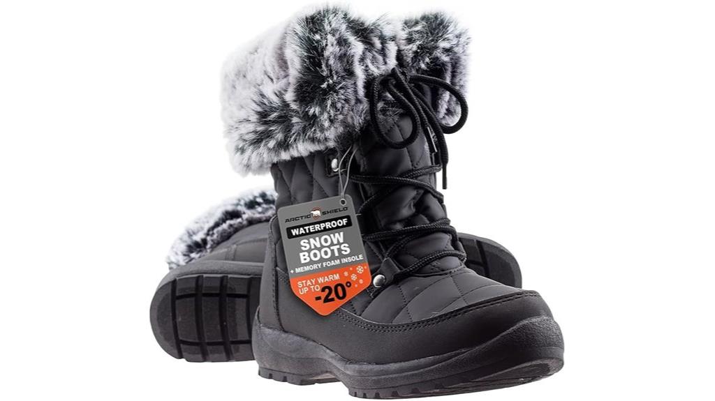 faux fur winter boots