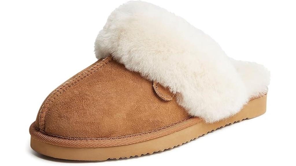 fireside shearling fur slipper