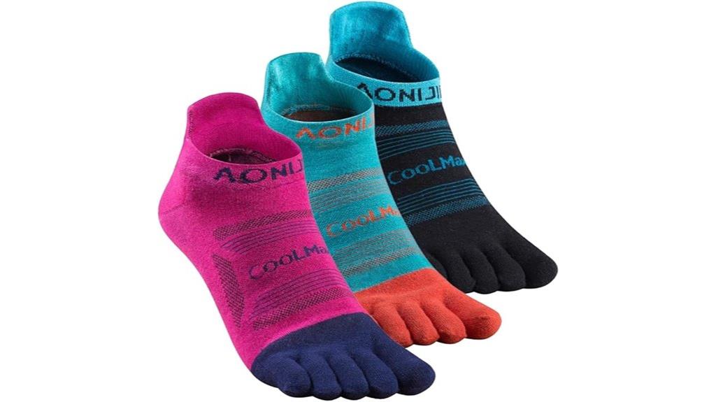 five finger running socks