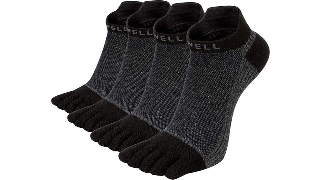 five finger toe socks