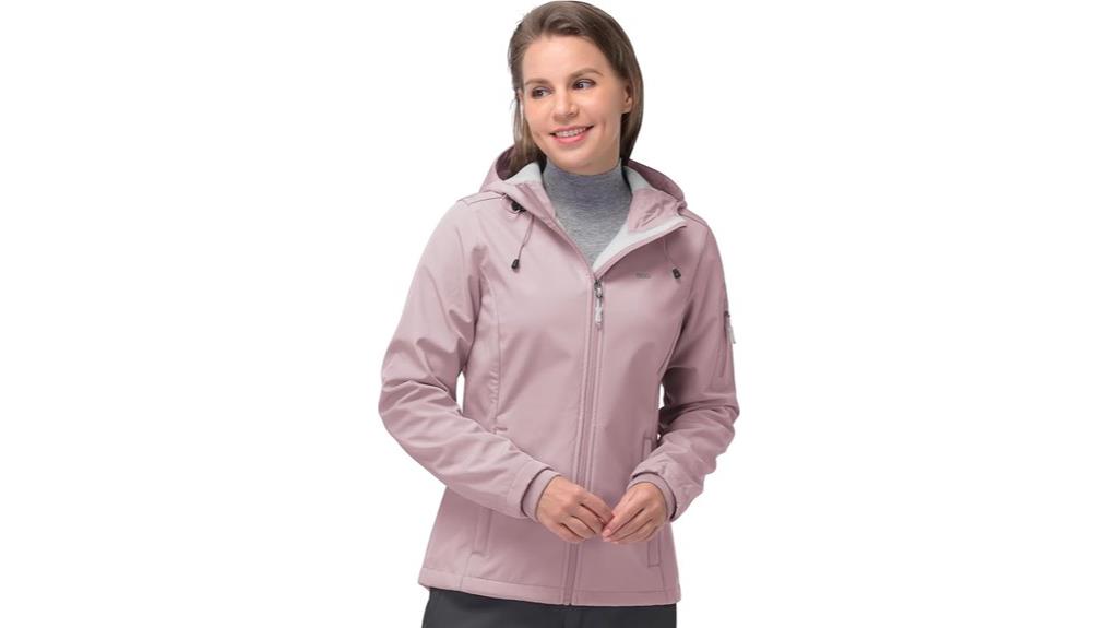 fleece lined windproof jacket