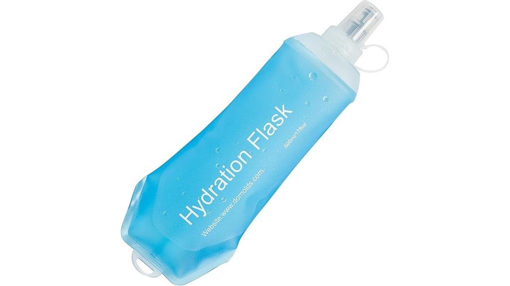 foldable hydration running flask
