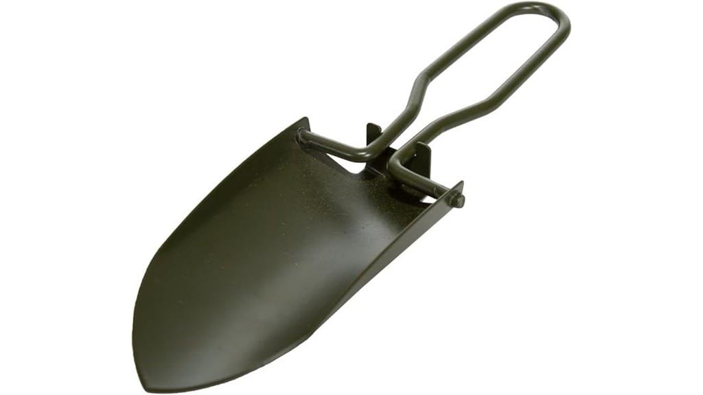 folding stainless steel shovel