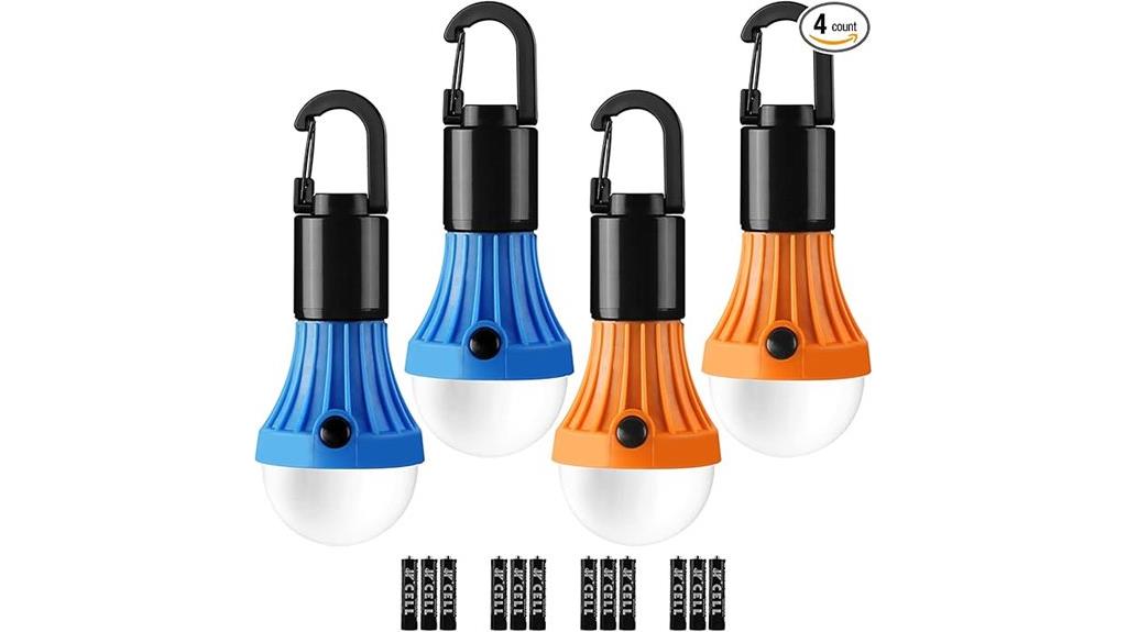 four pack camping lanterns