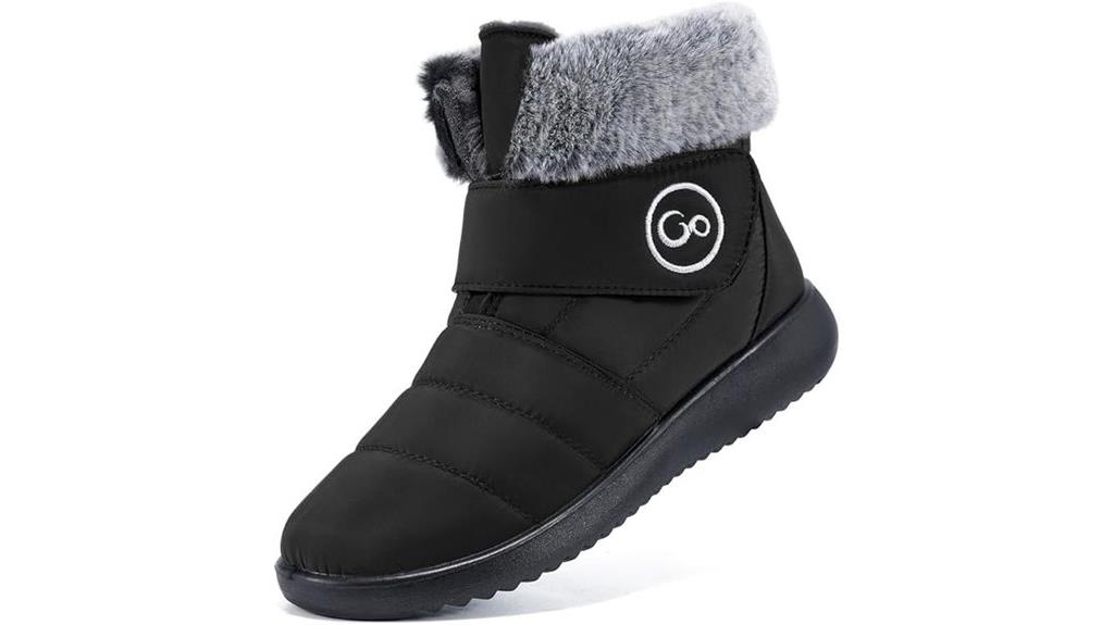 fur lined waterproof boots