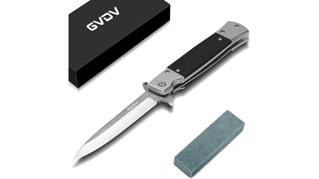 g10 handle edc knife
