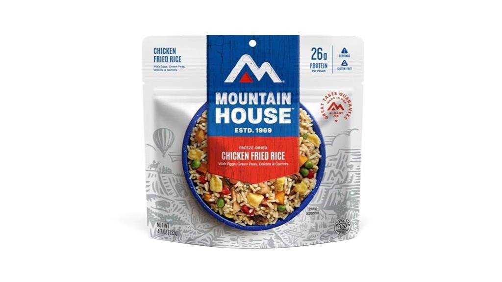 gluten free freeze dried meal