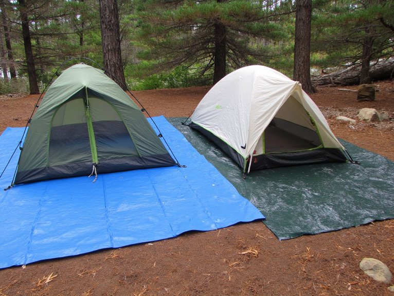 ground sheets or footprints