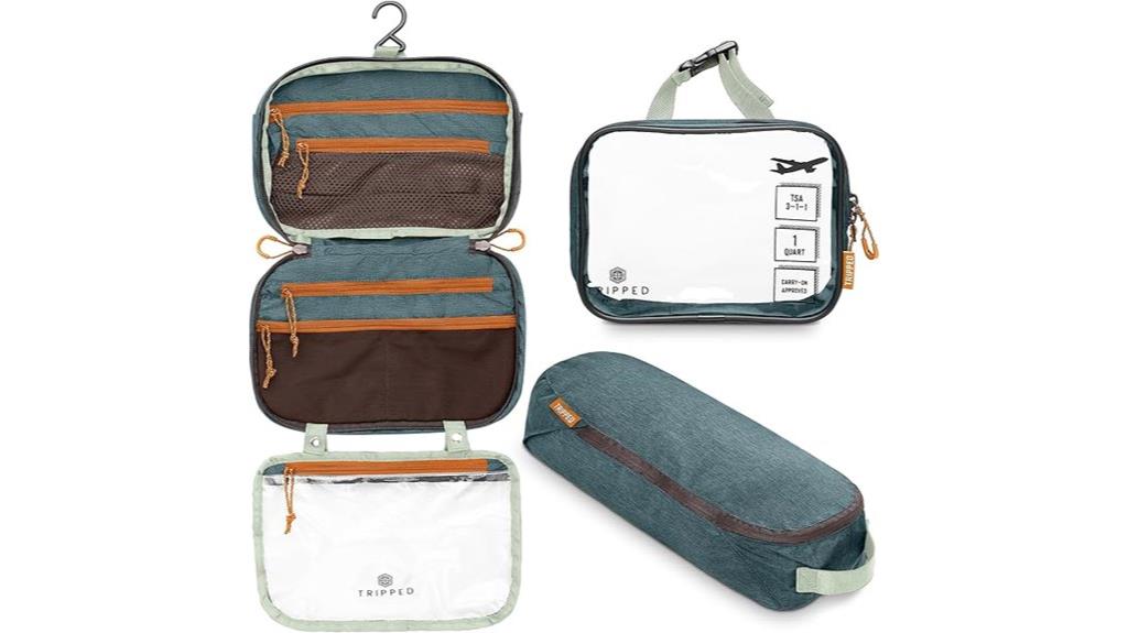 hanging toiletry travel kit