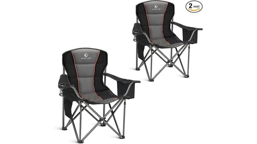 heavy duty camping chair