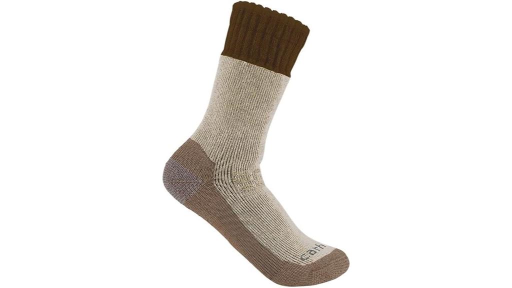 heavyweight synthetic wool boot sock