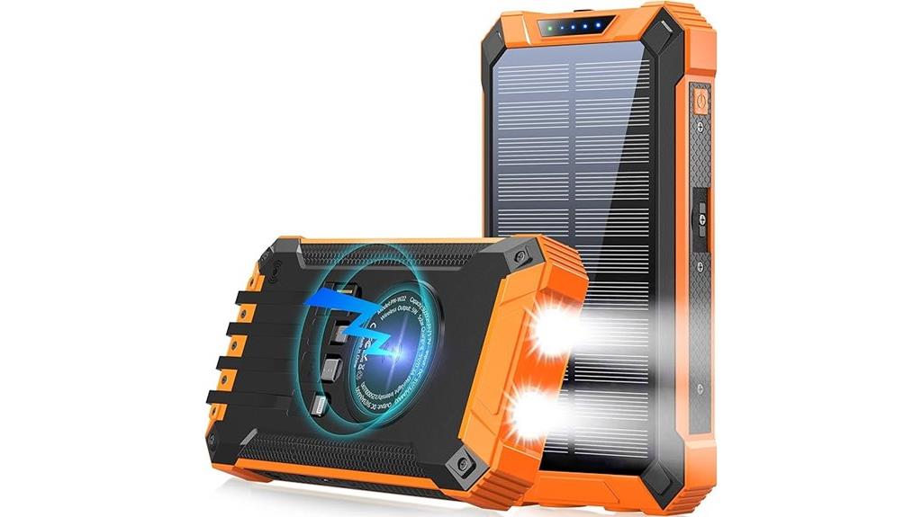 high capacity solar power bank