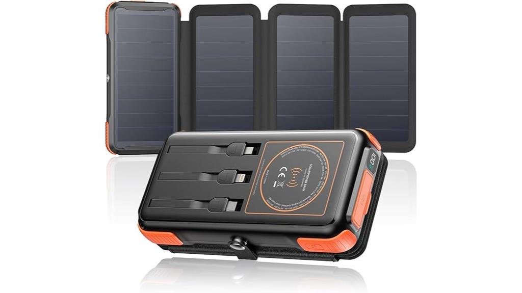 high capacity solar power bank