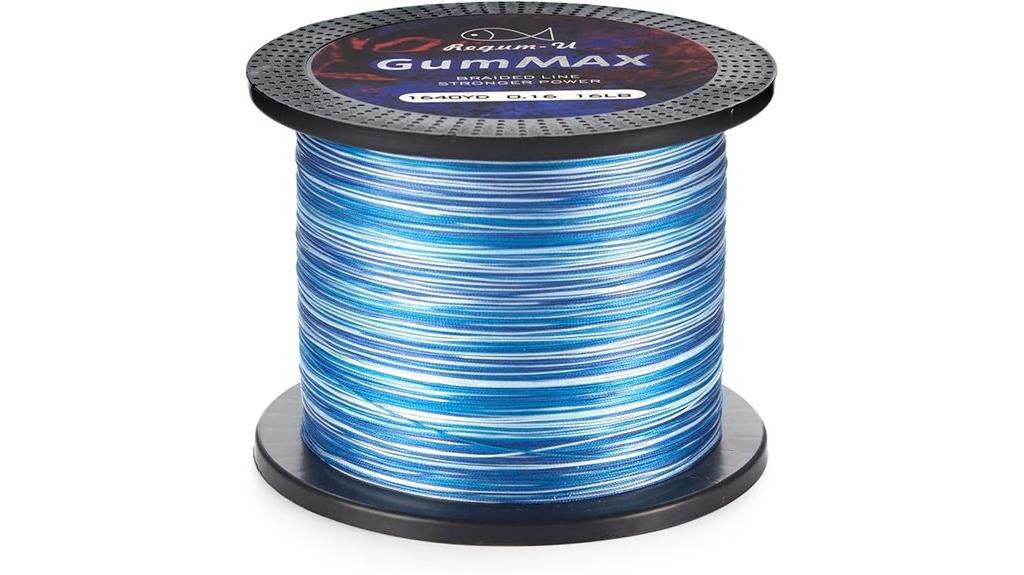 high strength braided fishing line