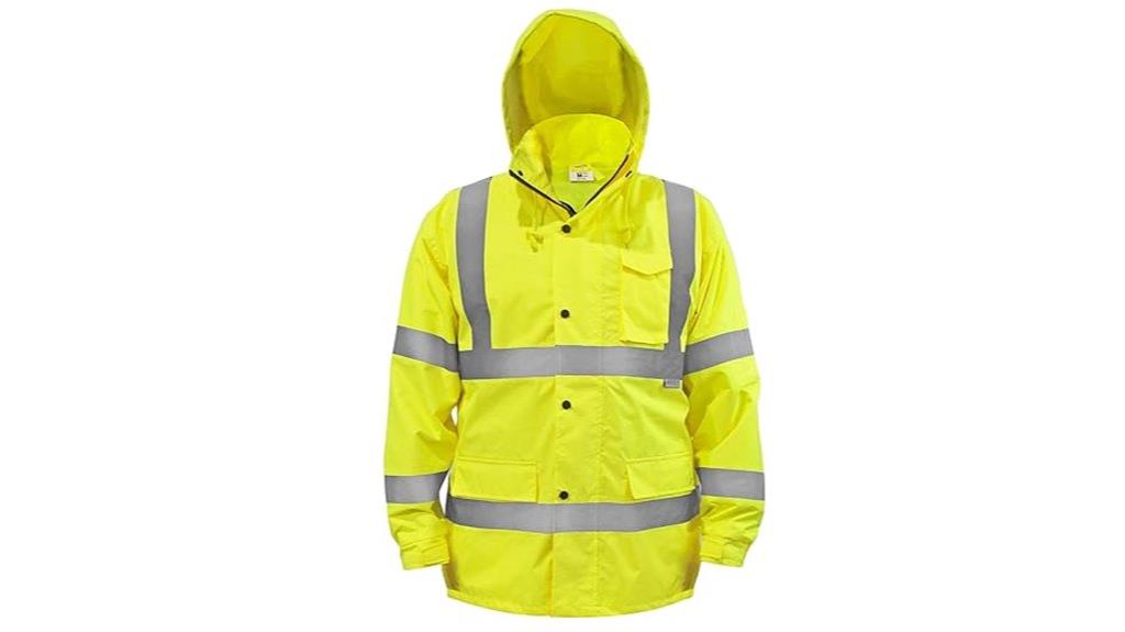 high visibility waterproof jacket