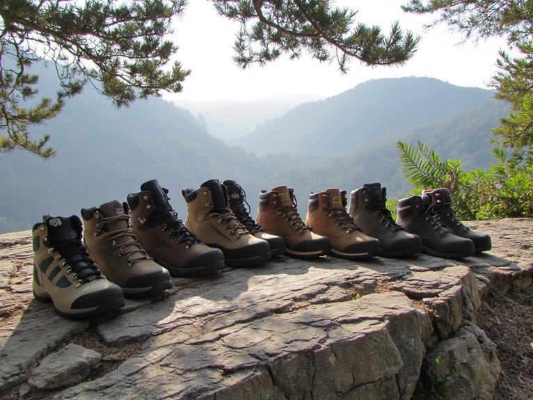 hiking boots for support