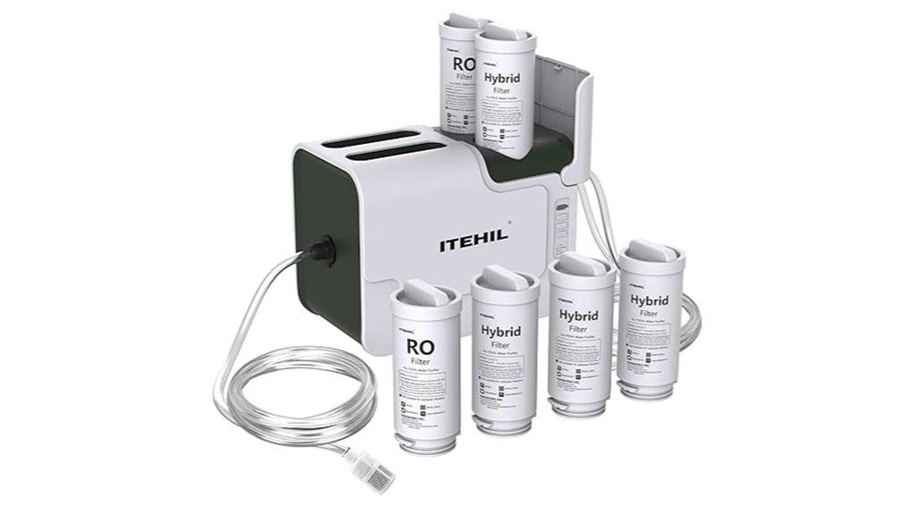 hiking portable water purification