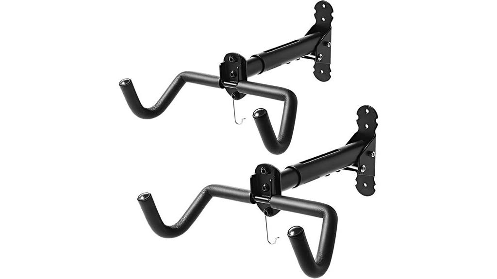 horizontal bicycle storage rack