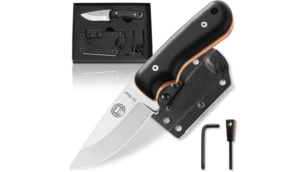hunting knife with sheath