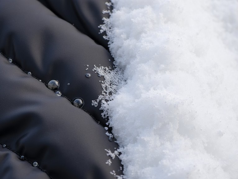 hydrophobic down performance tested