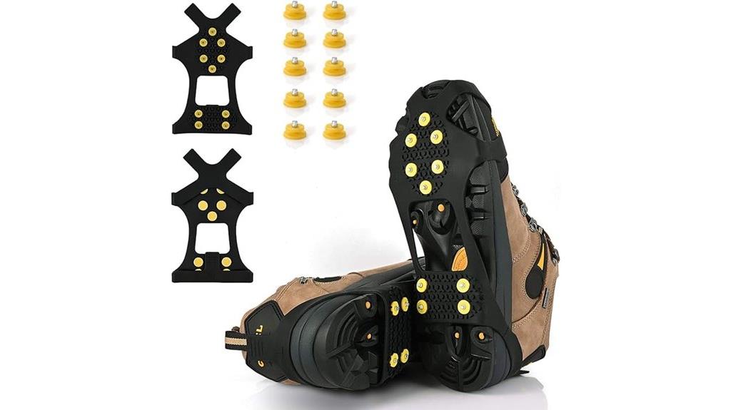 ice grippers with studs