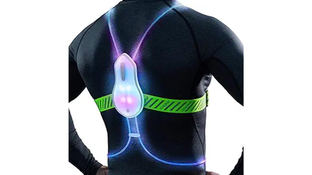 illuminated reflective running vest