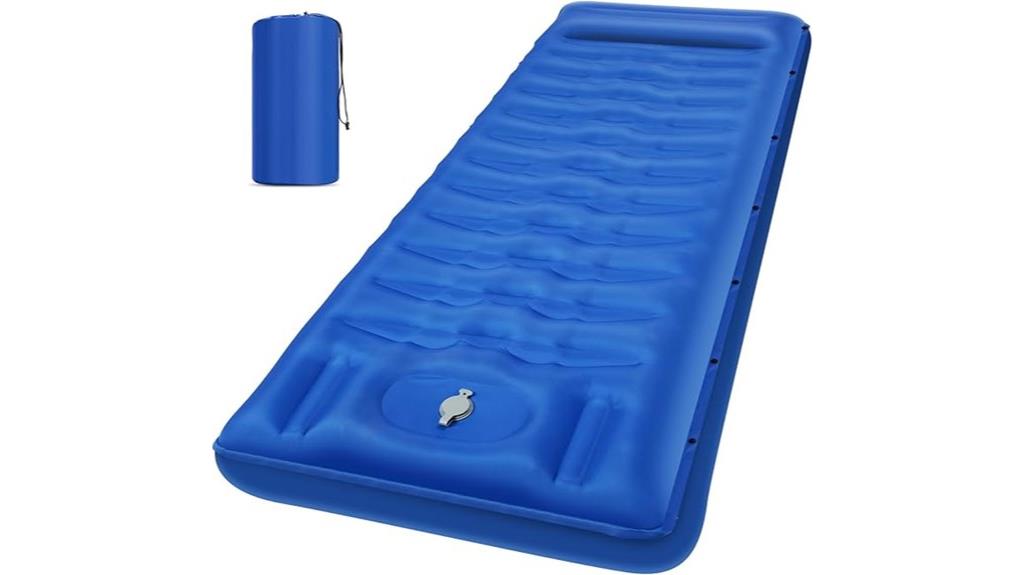 inflatable camping sleeping pad