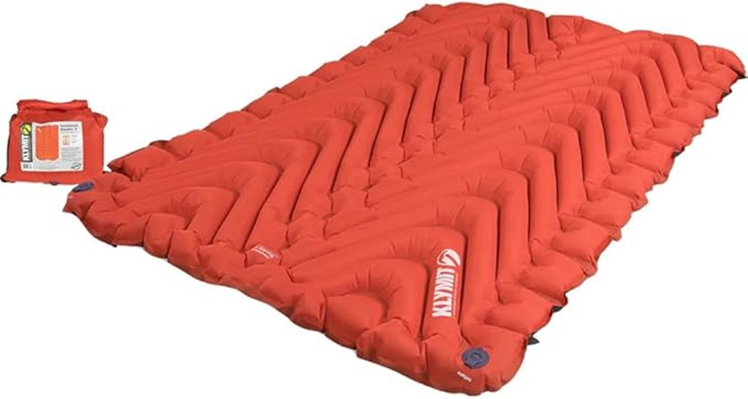 insulated double sleeping pad