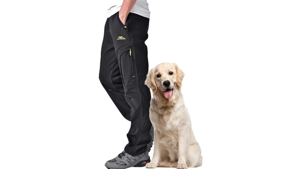 insulated fleece lined snow pants