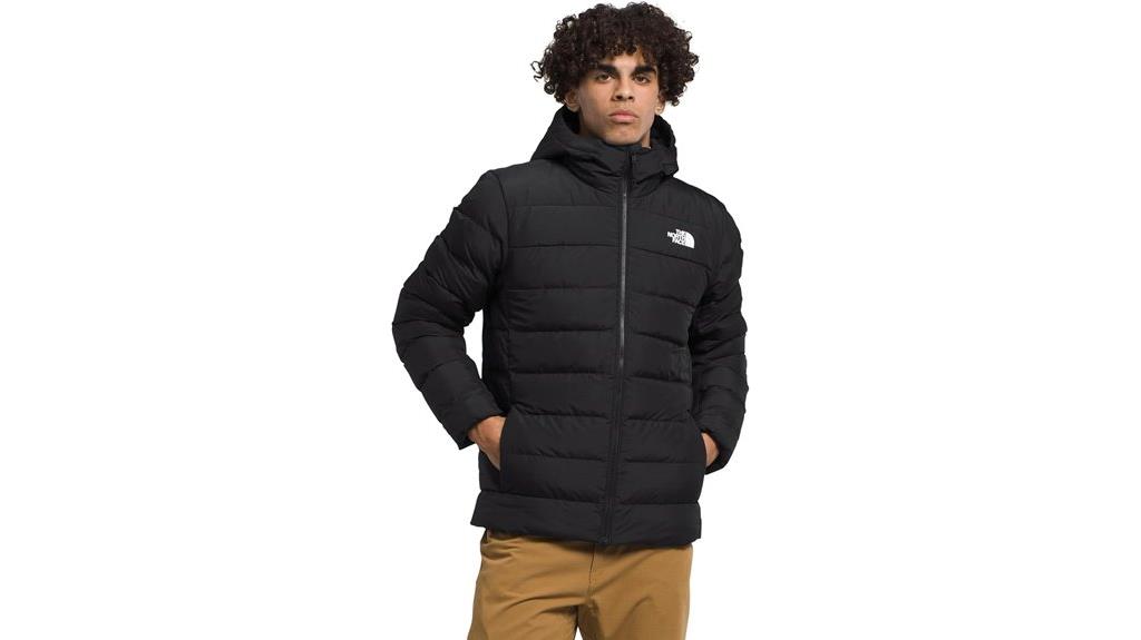 insulated hooded jacket pfas free