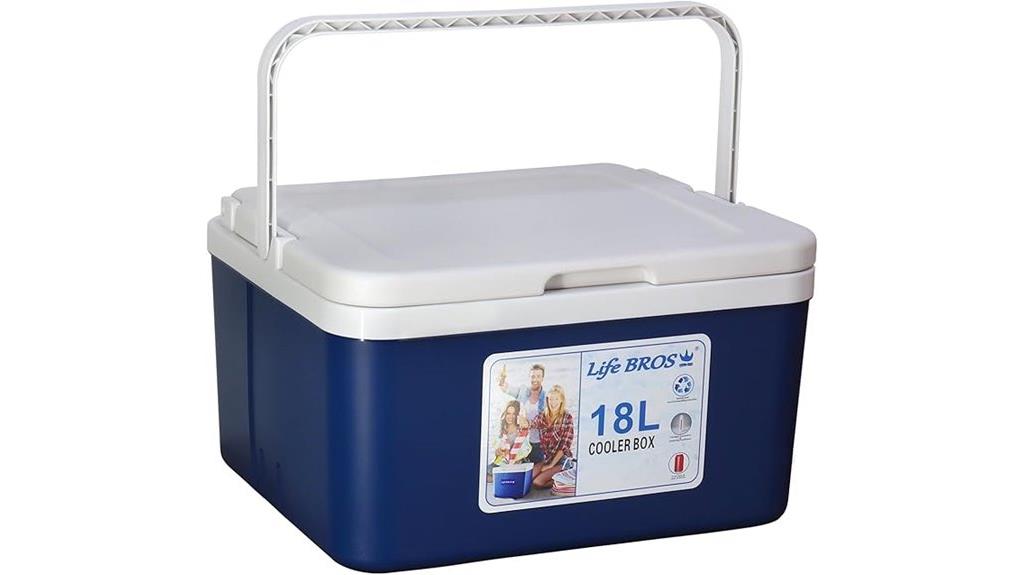 insulated portable ice cooler